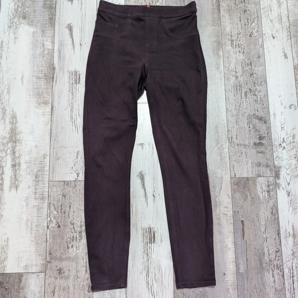 Spanx sz Sp ‎ Burgundy Perfect Pant Ankle 4 Pocket Style 20202R NWT